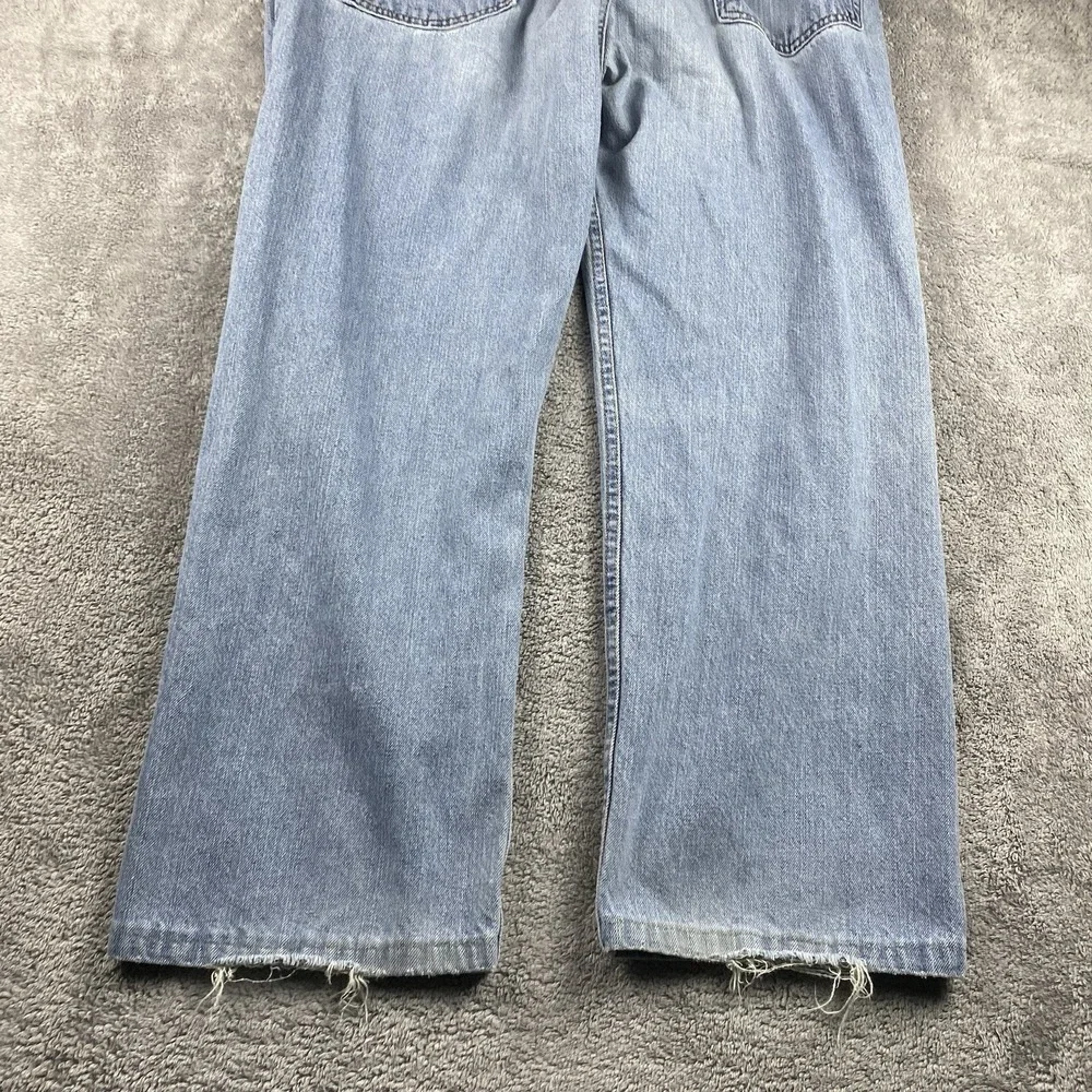 Levis Strauss‎ Signature Loose Straight Mens 38x29 Blue Light Wash High Rise